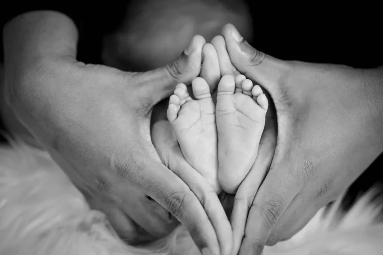 Newborn baby Feet Photograph